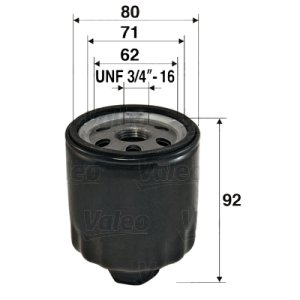 Filtr oleju VALEO 586009 W71252