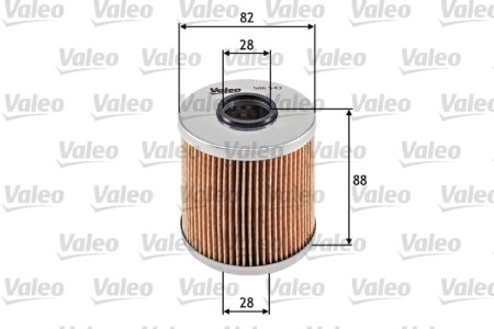 Filtr oleju VALEO 586543 HU921X