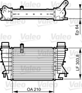 Intercooler VALEO 818251 144618748R