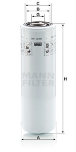 FILTR OLEJU AUTOMATYCZNA SKRZYNIA BIEGÓW MANN-FILTER WH12005