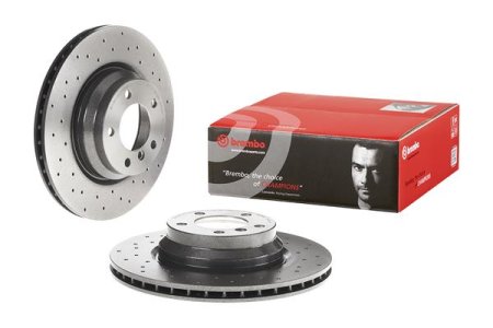 Tarcza hamulcowa BREMBO 09 A259 1X 34116764645 BMW 3 E90  05- WEN