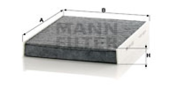 Filtr kabinowy MANN-FILTER CUK2533-2 CUK25332