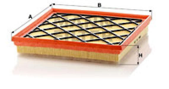 Filtr powietrza MANN-FILTER C26108 