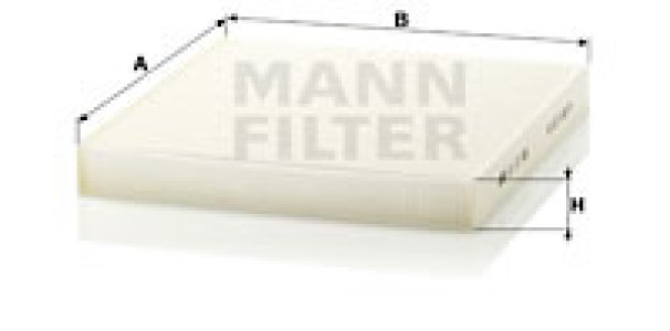 Filtr kabinowy MANN-FILTER CU27008 