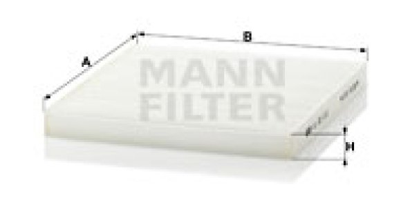 Filtr kabinowy MANN-FILTER CU22010 