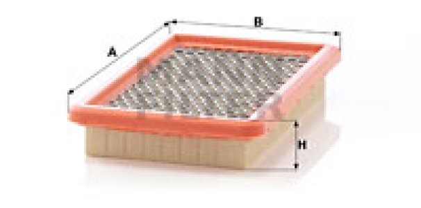 Filtr powietrza MANN-FILTER C2666 