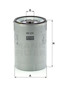 Filtr paliwa MANN-FILTER WK1070X 