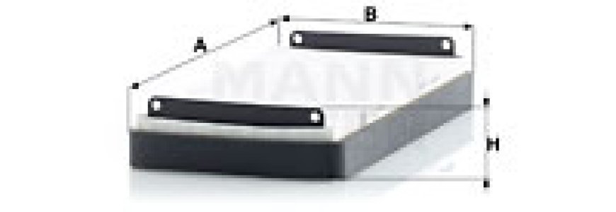 Filtr kabinowy MANN-FILTER CU2745-2 CU27452