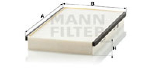 Filtr kabinowy MANN-FILTER CU2746 