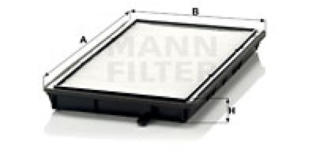 Filtr kabinowy MANN-FILTER CU2835 