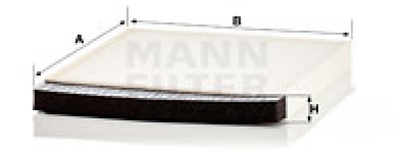 Filtr kabinowy MANN-FILTER CU2855 