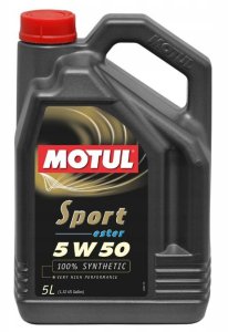 Olej silnikowy Motul Sport Ester 5W50 5L