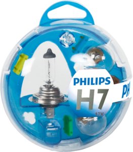 ŻARÓWKI - ZESTAW H7 PHILIPS 55719EBKM H7