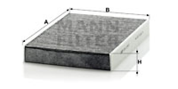 Filtr kabinowy MANN-FILTER CUK2743 