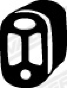 Wieszak gumowy WALKER 86515 96125080