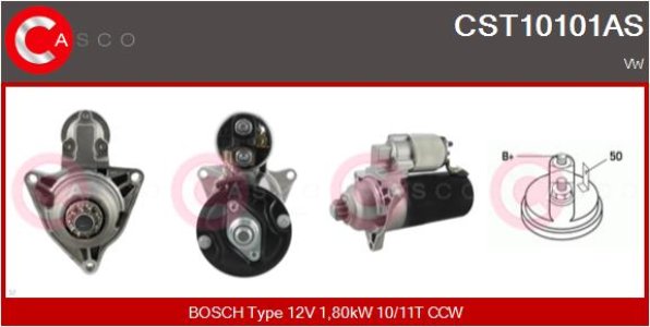 ROZRUSZNIK CASCO CST10101AS 12V 1.8KW TYP BOSCH