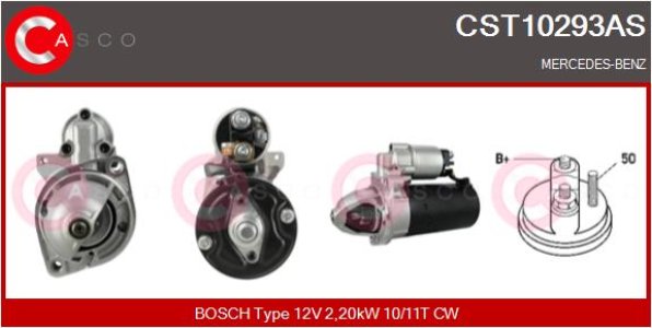 ROZRUSZNIK CASCO CST10293AS 12V 2.2KW