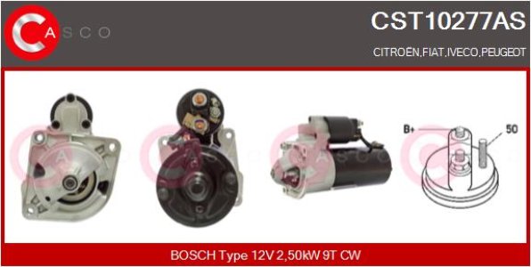 ROZRUSZNIK CASCO CST10277AS 12V 2.5KW