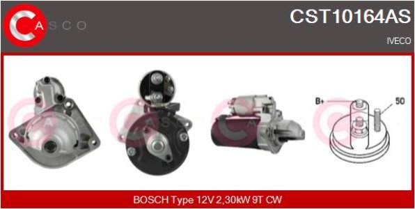 ROZRUSZNIK CASCO CST10164AS 12V 2.3KW