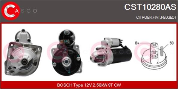 ROZRUSZNIK CASCO CST10280AS 12V 2.5KW