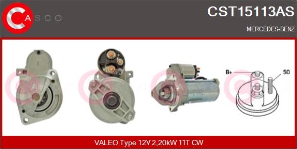ROZRUSZNIK CASCO CST15113AS 12V 2.2KW