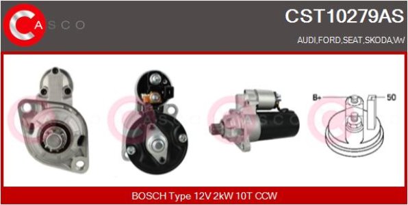 ROZRUSZNIK CASCO CST10279AS 12V 2.0KW