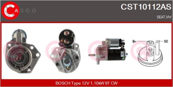 ROZRUSZNIK CASCO CST10112AS 12V 1.1KW