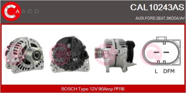 ALTERNATOR 12V 90A
