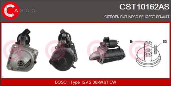 ROZRUSZNIK CASCO CST10162AS 12V 2.3KW