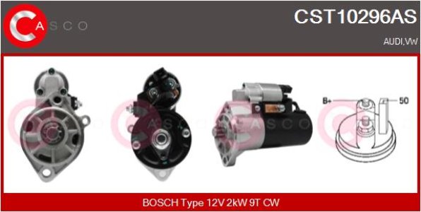 ROZRUSZNIK CASCO CST10296AS 12V 2.0KW