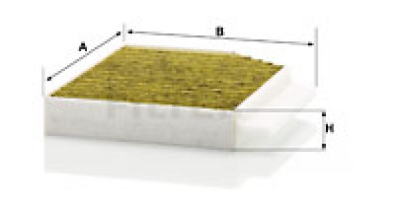 FILTR KABINY WEGLOWY Z POLIFENOLEM