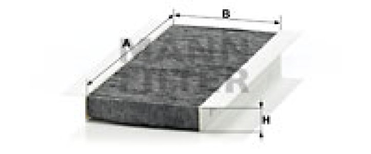 Filtr kabinowy MANN-FILTER CUK22008-4 CUK220084