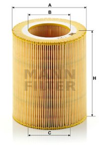 Filtr powietrza MANN-FILTER C1250 