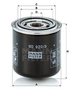 Filtr oleju MANN-FILTER WD920 