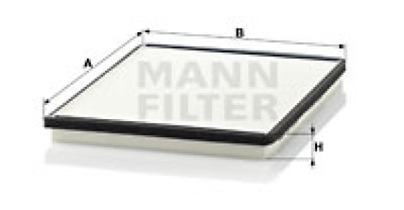 Filtr kabinowy MANN-FILTER CU2530 
