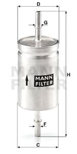Filtr paliwa MANN-FILTER WK512 