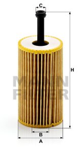 Filtr oleju MANN-FILTER HU612X 