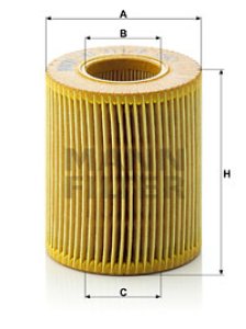 Filtr oleju MANN-FILTER HU711/2X HU7112X