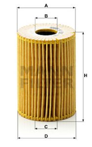 Filtr oleju MANN-FILTER HU825X 