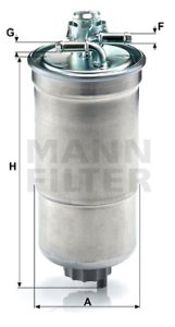 Filtr paliwa MANN-FILTER WK853/3X WK8533X
