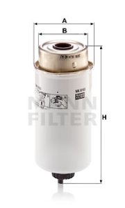 Filtr paliwa MANN-FILTER WK8163 
