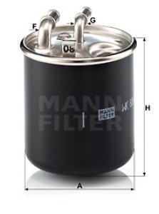 Filtr paliwa MANN-FILTER WK820/2X WK8202X