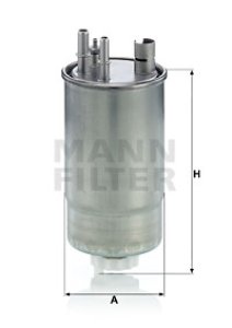 Filtr paliwa MANN-FILTER WK853/24 WK85324