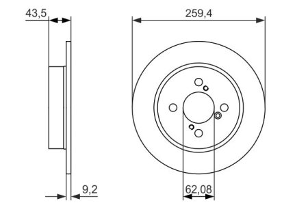 Sonda lambda BOSCH 0258017292 03C906262BH
