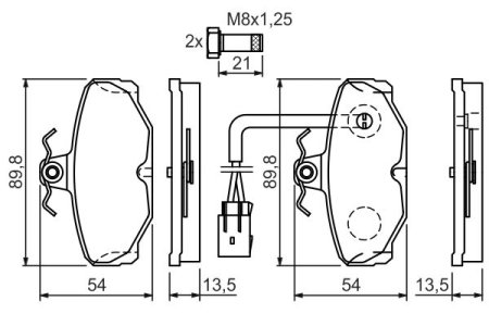 Filtr oleju BOSCH 0451203234 W950/14
