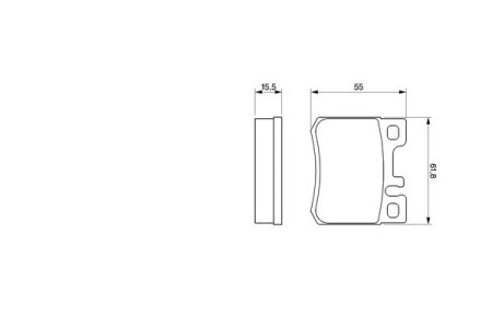 Klocki hamulcowe BOSCH 0986424358 21301.15.5