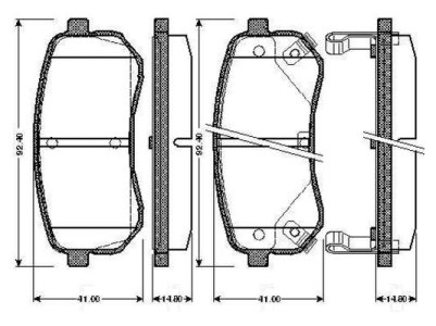 Klocki hamulcowe BOSCH 0986424711 23593.15.0