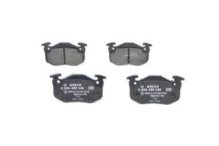 Klocki hamulcowe BOSCH 0986466346 20634.15.0