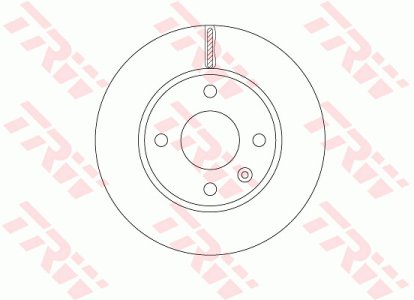 TARCZA HAMULC. OPEL KARL  15- PRZÓD