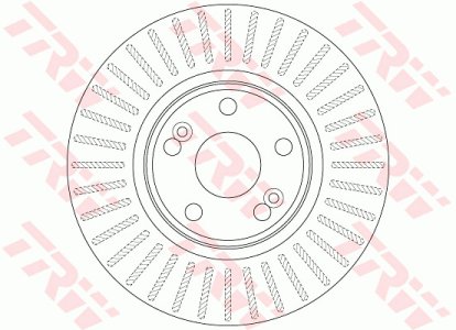 Tarcza hamulcowa TRW DF6233S 8200196263 RENAULT SCENIC  02-03 RX4